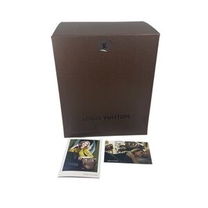 Louis Vuitton Brown Branded Gift Storage Box + Cards For Never Full 15x12.5x9.5